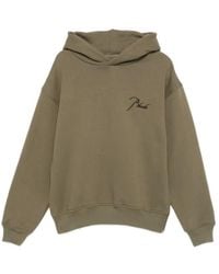 Rhude - Logo Embroidered Long-Sleeved Sweatshirt - Lyst