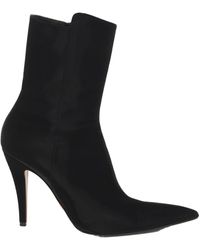 McQueen - Birdee Pointed-Toe Ankle Boots - Lyst