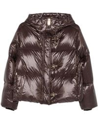 Fay - Hooded Quilted Puffer Jacket - Lyst