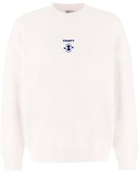 Marcelo Burlon - County Of Milan Crewneck Long-Sleeved Sweatshirt - Lyst
