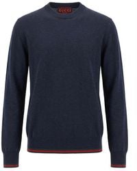 Gucci - Crewneck Knit Sweater - Lyst