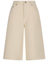 Haikure - Denim Shorts With Belt Loops - Lyst