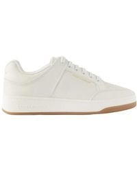 Saint Laurent - Sl/61 Leather Low-Top Sneakers - Lyst
