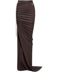 Moncler - Rick Owens Cotton Adjustable Skirt - Lyst
