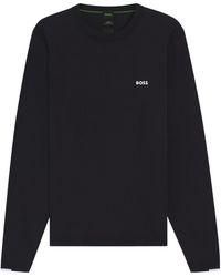 BOSS - Logo Crewneck Jumper - Lyst