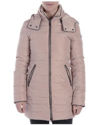 Armani Jeans - Logo Hooded Down Jacket - Lyst