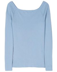 P.A.R.O.S.H. - Long-Sleeve Knit Top - Lyst