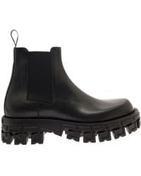 Versace - Round Toe Ankle Boots - Lyst