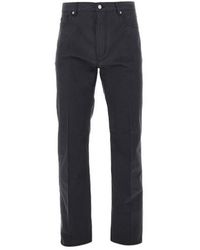 Emporio Armani - Straight-Leg Five-Pocket Trousers - Lyst