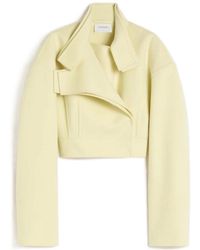 Sportmax - Spspacca Cropped Biker Jacket - Lyst