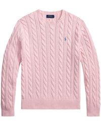 Polo Ralph Lauren - Cable Knit Jumper - Lyst