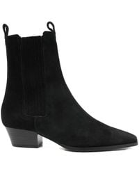 Aeyde - 40Mm Agata Suede Boots - Lyst