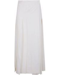 P.A.R.O.S.H. - P.A.R.O..H. Pleat Detailed Skirt - Lyst