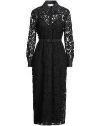 Tory Burch - Solid Color Lace Shirt Dress - Lyst