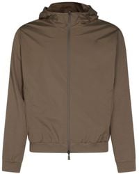 Herno - Zip-Up Hooded Jacket - Lyst