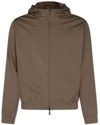 Herno - Zip-Up Hooded Jacket - Lyst