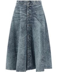 DIESEL - De-Annet-B-Fsh Denim Skirt - Lyst
