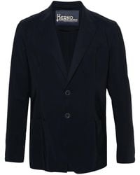 Herno - Single-Breasted Blazer - Lyst