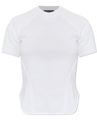 Sportmax - Seam Detail T-Shirt - Lyst