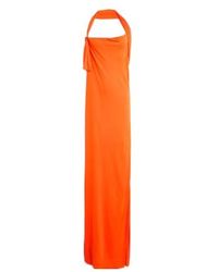Saint Laurent - Solid Color Sleeveless Maxi Dress - Lyst
