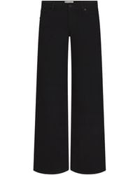 FRAME - Low Rise Le Slim Palazzo Jeans - Lyst