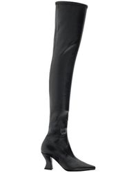 Bottega Veneta - Above-Knee High-Heeled Boots - Lyst