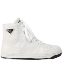 Prada - High-Top Leisure Sneakers - Lyst
