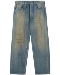 A.PRESSE - Washed Wide-Leg Jeans - Lyst