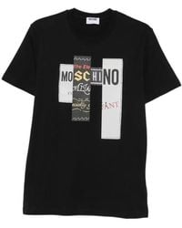 Moschino - Logo-Print Short-Sleeve T-Shirt - Lyst