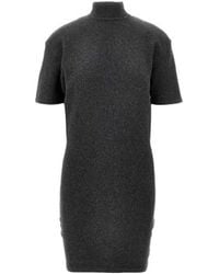 Jacquemus - High Neck Knitted Dress - Lyst