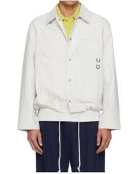 Craig Green - X Fred Perry Collaboration Empty Quilted Long-Sleeve Casual Jacket - Lyst