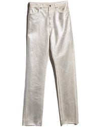 Gucci - Slim Fit Coated Cotton Denim Pants - Lyst