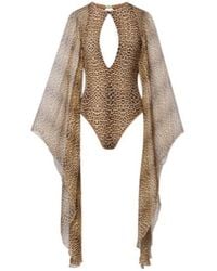 Roberto Cavalli - Open-Back Swimsuit - Lyst