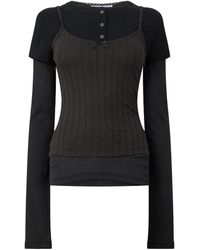 Acne Studios - Mocklayered Top - Lyst