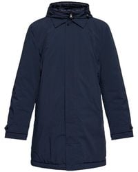 Woolrich - Removable Hooded Jacket - Lyst