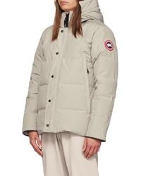 Canada Goose - Wyndham Logo Hooded Down Jacket - Lyst