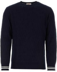 Valentino - All-Over Logo Patterned Crewneck Jumper - Lyst