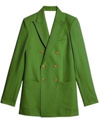 Ami Paris - Peaked-Lapel Double-Breasted Blazer - Lyst