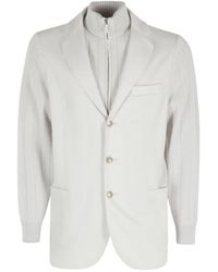 Eleventy - Layered Blazer - Lyst