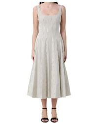 STAUD - Romy Sleeveless Shirtdress - Lyst