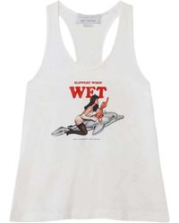 Stella McCartney - Graphic Print Sleeveless Top - Lyst
