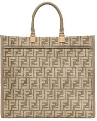Fendi - Sunshine Ff Motif Medium Tote Bag - Lyst