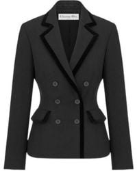 Dior - Christian Marlène Double-Breasted Jacket - Lyst