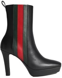 Gucci - Galleria Platform Heel Boots - Lyst