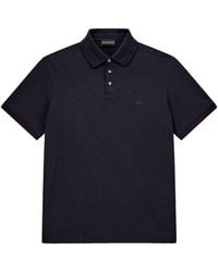 Emporio Armani - Short-Sleeved Polo Shirt - Lyst