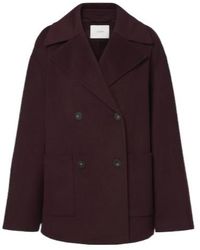 JOSEPH - Flavia Double-Breasted Coat - Lyst