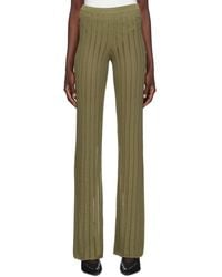 Dion Lee - Snakeskin Hollowed Out Knitted Casual Pants - Lyst