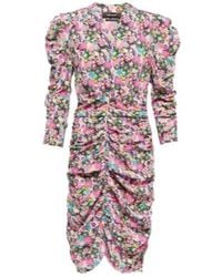 Isabel Marant - Celina Floral Silk-Blend Minidress - Lyst