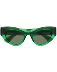 Bottega Veneta - Eyewear Cat-Eye Frame Sunglasses - Lyst