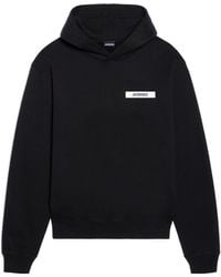 Jacquemus - Logo-Appliqué Jersey Hoodie - Lyst